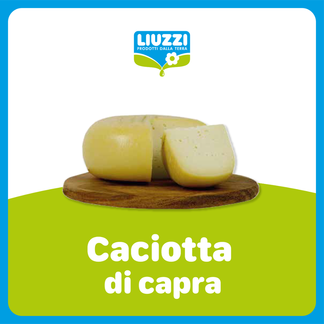caciotta di capra artigianale 300g Liuzzi Latticini