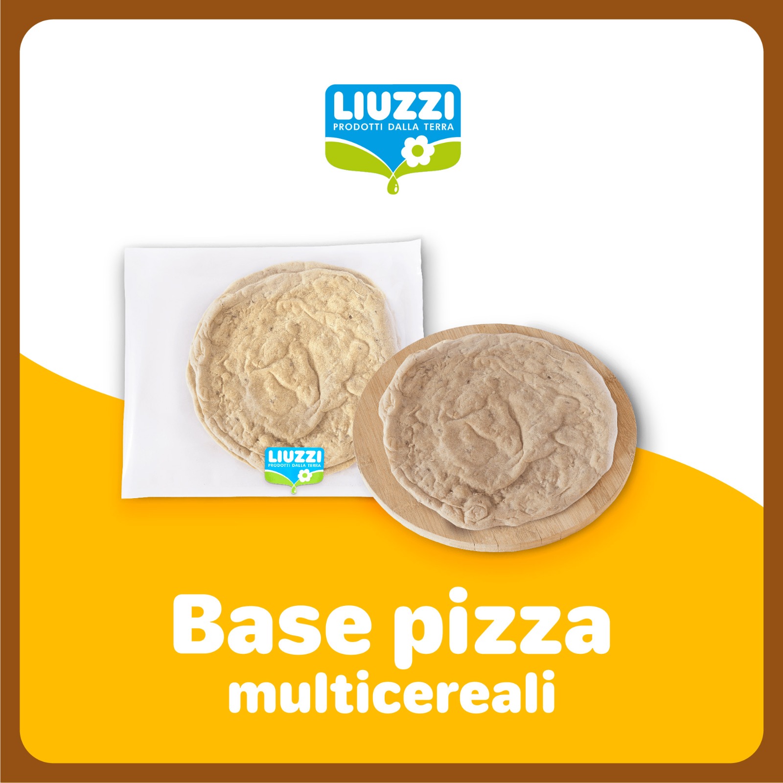 base pizza multicereali artigianale 2x150g Liuzzi Latticini