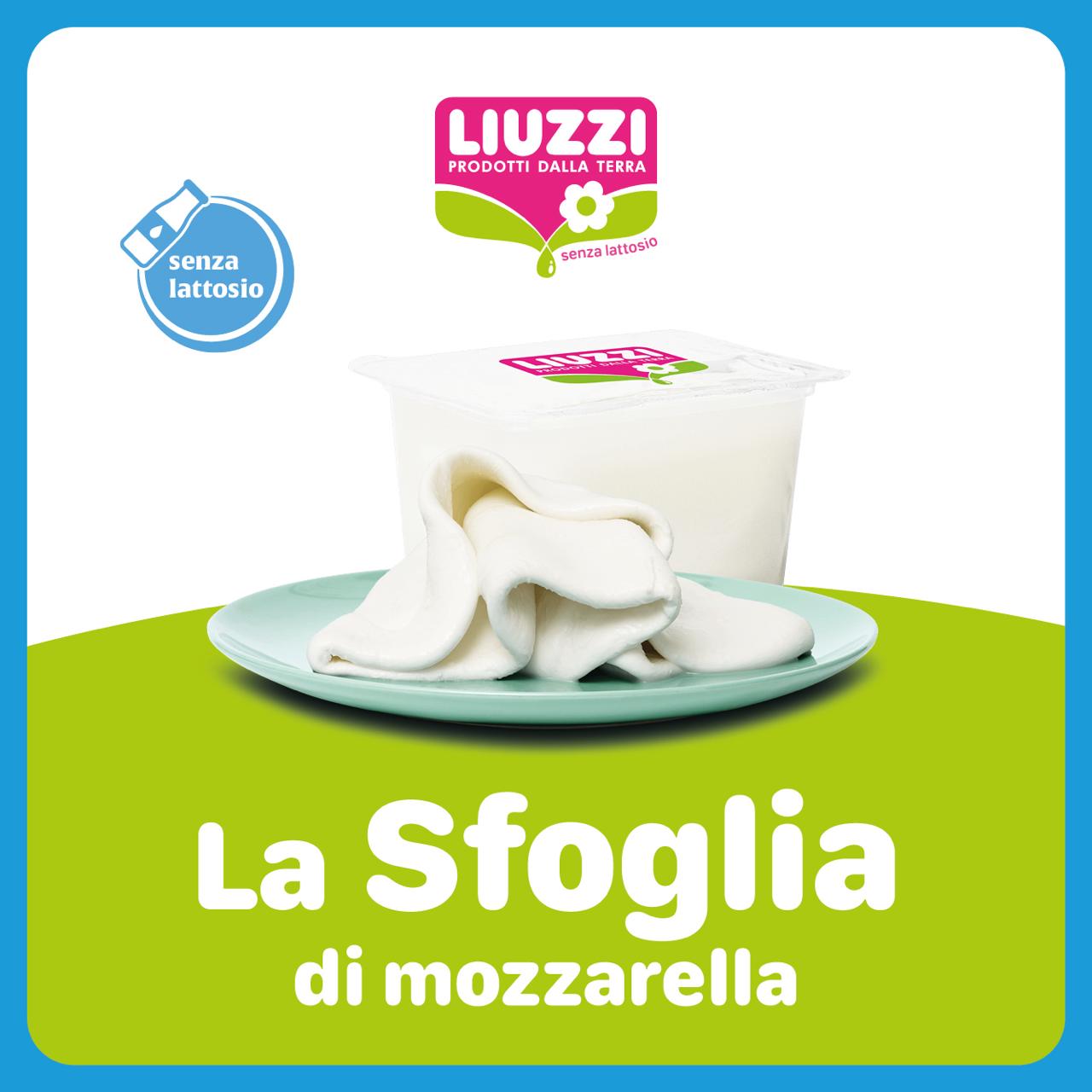 sfoglia di mozzarella senza lattosio 500g Liuzzi Latticini
